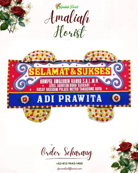 Papan Bunga Ucapan Selamat Gemblengmulyo